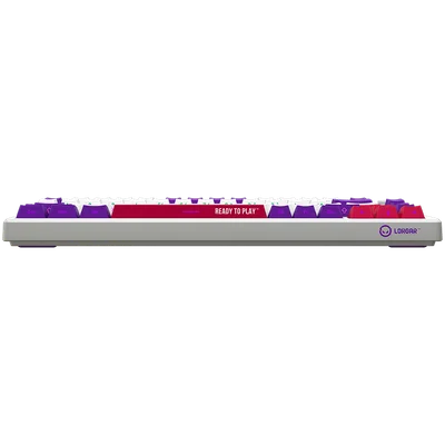 LORGAR KBP7075W, Wireless 75% Mechanical Gaming Keyboard Pro, White, EN layout