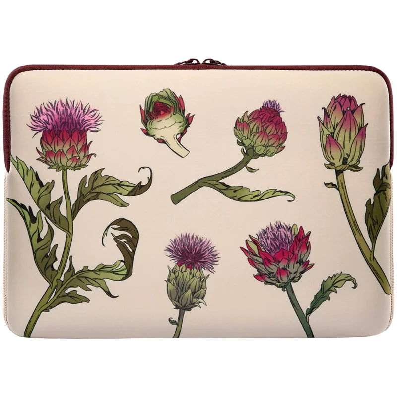 TUCANO SCHIZZO Sleeve for MacBook Air 15 / Laptop 13 / Laptop 14, Artichoke White