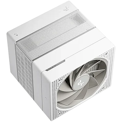 Охладител за процесор DeepCool ASSASSIN VC ELITE WH R-ASN4-WHNVNN-GJD, бял, 1x120мм + 1x140мм вентилатори, Vapor Chamber, 7 топлинни тръби