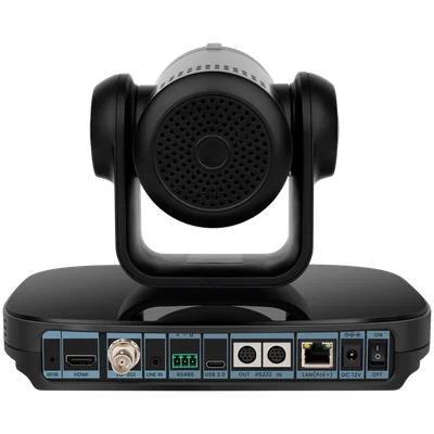 Видеоконферентна PTZ камера Prestigio Solutions Alpha 4K UHD, 8.4 MP, AI, PoE, HDMI 2.0, USB 3.0, RJ45, 3G-SDI, черен