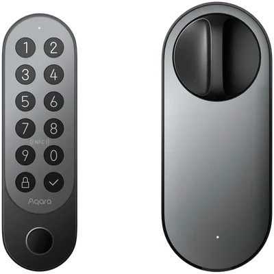 Умен заключващ механизъм Aqara Smart Lock U200 EL-D02D, офлайн режим, черен
