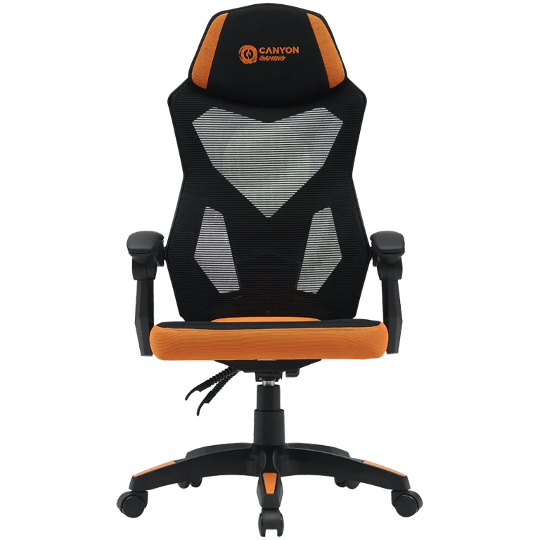 Гейминг стол CANYON Wave MCH02 Mesh Black/Orange