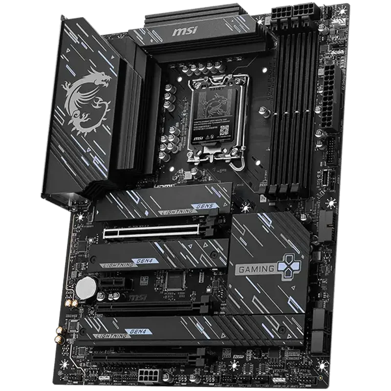 MSI Z890 GAMING PLUS WIFI6E, LGA 1851, Dual Channel DDR5 up to 9200(OC)MHz, 3x PCIe x16 slots, 4x M.2 slot, 4x USB 2.0, 2x USB 3.2 Gen 1, 1x USB 3.2 Gen 2, 1x USB 3.2 Gen 2 Type-C, 1x HDMI, 1x DP, 5Gbps LAN, WIFI6E, 7.1 Audio, 3Y