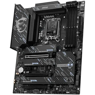 MSI Z890 GAMING PLUS WIFI6E, LGA 1851, Dual Channel DDR5 up to 9200(OC)MHz, 3x PCIe x16 slots, 4x M.2 slot, 4x USB 2.0, 2x USB 3.2 Gen 1, 1x USB 3.2 Gen 2, 1x USB 3.2 Gen 2 Type-C, 1x HDMI, 1x DP, 5Gbps LAN, WIFI6E, 7.1 Audio, 3Y