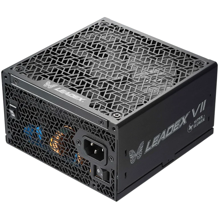 Super Flower Leadex VII XG 1300W ATX 3.1, 80 Plus Gold, Fully Modular, Flat Cables, 140mm Fan, 150mmx150mmx86mm, 10 Year Warranty