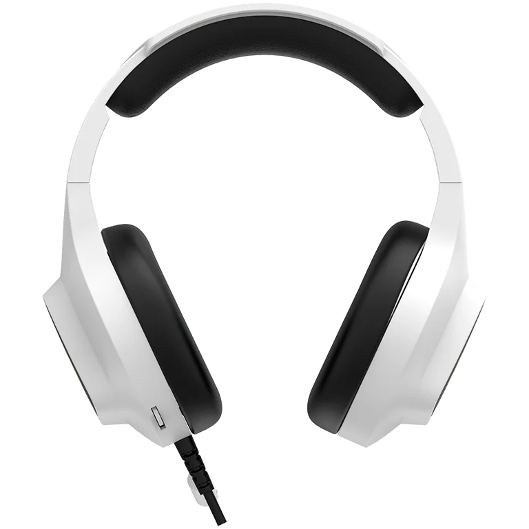 Гейминг слушалки CANYON – Shadder GH-6, бели, 50 mm драйвери, RGB подсветка, кабелни