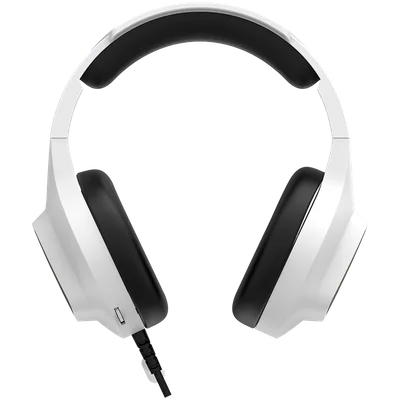 Гейминг слушалки CANYON – Shadder GH-6, бели, 50 mm драйвери, RGB подсветка, кабелни