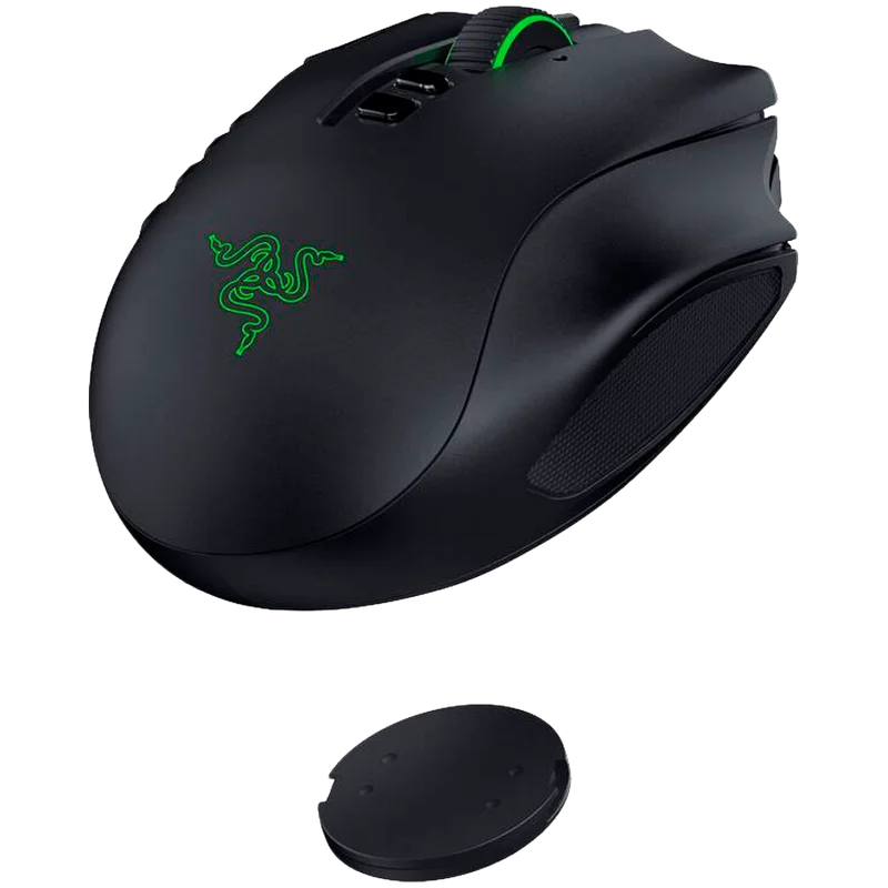 Гейминг мишка RAZER – Naga V3 Pro, безжична и кабелна, Razer Focus Pro 50K, 50000 dpi, програмируеми бутони, черна