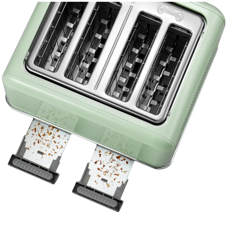 Тостер BUYDEEM DT640E, 4 филии, Cozy Greenish