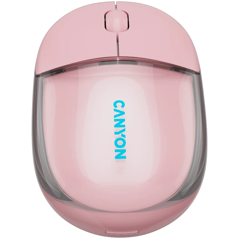 CANYON mouse OnClick 24 BT/ Wireless Transparent/Pink