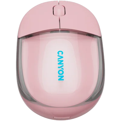 CANYON mouse OnClick 24 BT/ Wireless Transparent/Pink