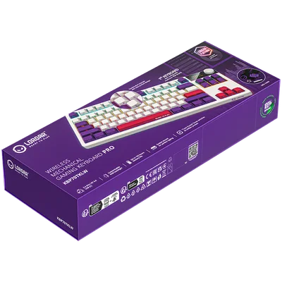 LORGAR Gaming Keyboard KBP70TKLW Pro Wireless White EN