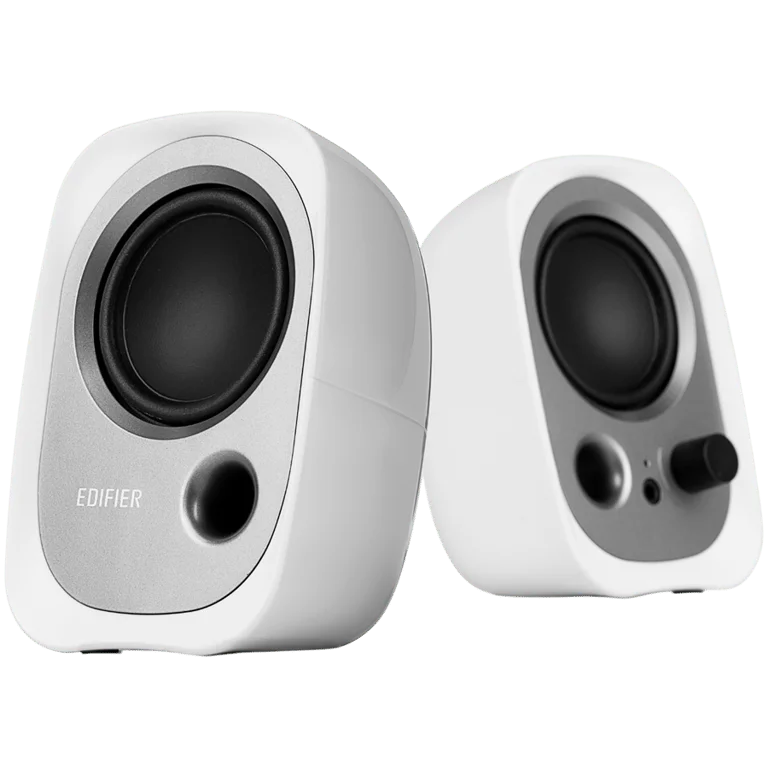Тонколони Edifier – R12U, 2.0, USB, AUX, 2.25", 4W, бели