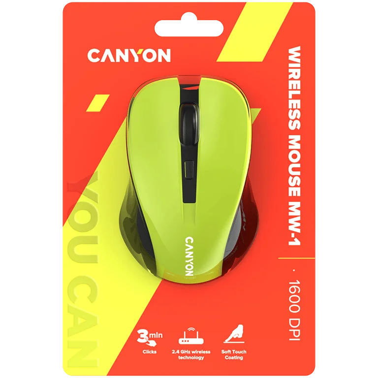 CANYON mouse MW-1 Wireless Yellow