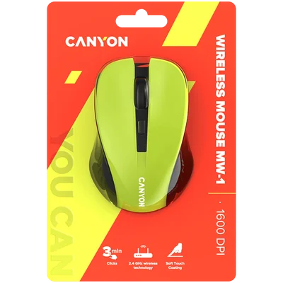 CANYON mouse MW-1 Wireless Yellow