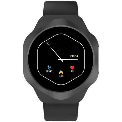 CANYON Smart Watch Hexagon 88 BT-CALL Black