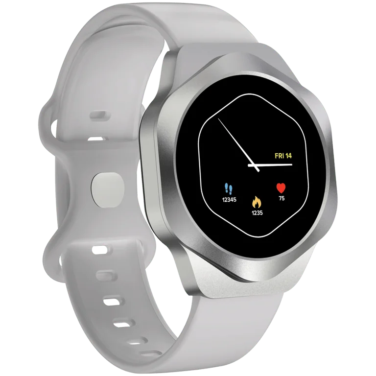 CANYON Smart Watch Hexagon 88 BT-CALL Silver