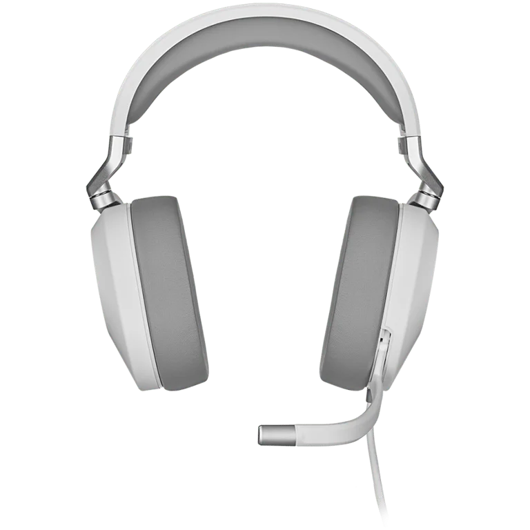 Гейминг слушалки CORSAIR HS65 Surround Бял