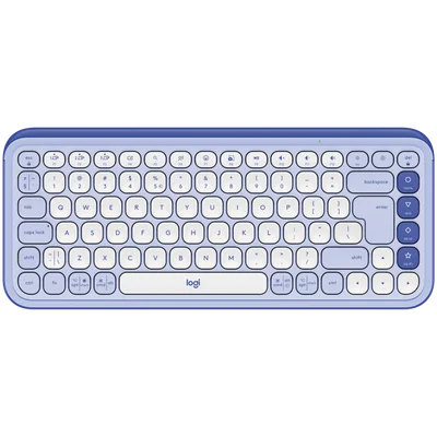 Logitech Pop Icon Keys - Lilac - US INT'L - BT - N/A - INTNL-973