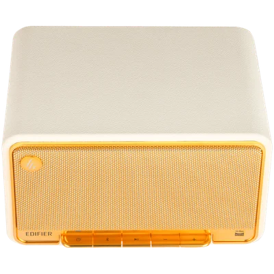 Тонколона Edifier D32 2.1, Bluetooth 5.3, Wi-Fi, AUX, USB-C, 4" мидбас, 2x 1" високочестотни говорители, 60W RMS, Бяла