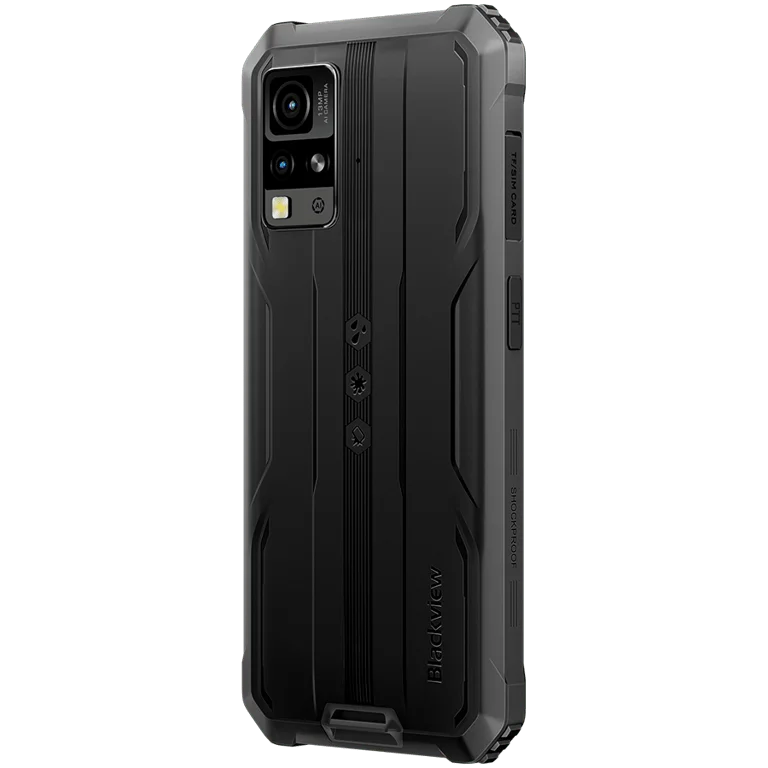 Смартфон Blackview BV4800 Pro 6.56" HD+ Unisoc T606 4GB RAM 128GB Android 15 16MP+8MP 5180mAh Черен