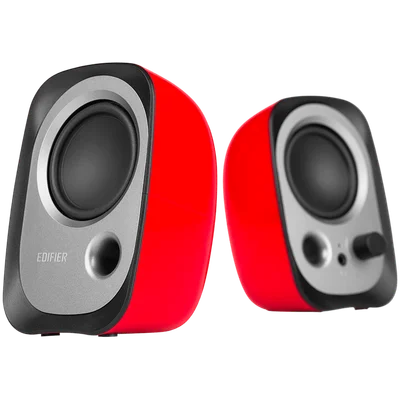 Тонколони Edifier – R12U, 2.0, USB, AUX, 4W, червени