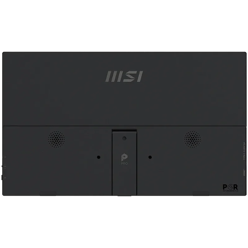 MSI PRO MP165 E6 Professional Business Portable Monitor, 15.6" 60Hz, FHD (1920x1080) 16:9, IPS Anti-glare, 4ms, 250nits, 1000:1, 178/178, Tilt, Speakers, 2x Type-C, 1x HDMI, 3Y Warranty