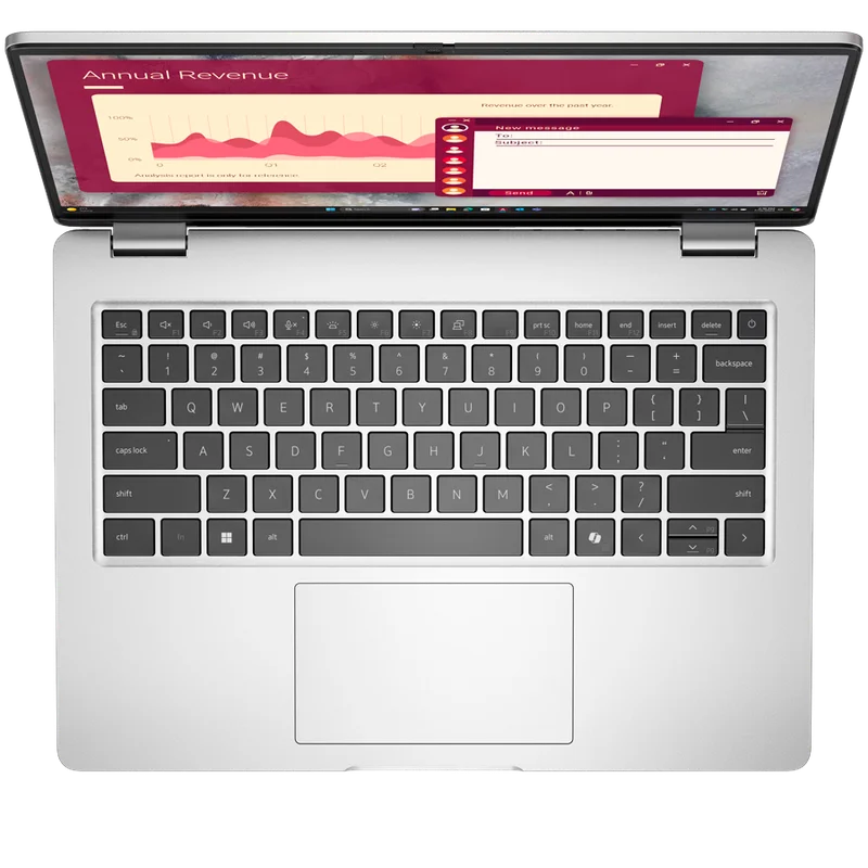Dell Pro 14 (PC14250), Intel Core Ultra 5 235U vPro(12C, 14T, 12MB, up to 4.9GHz), 14.0" FHD+(1920x1200) Non-Touch, 16GB(1x16GB) DDR5, 512GB M.2 SSD, Integrated Graphics, WiFi+BT, IR Cam+Mic, BG Backlit KBD, FPR, Win11Pro, 3Y ProSupport