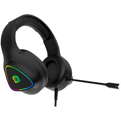Гейминг слушалки CANYON – Shadder GH-6, 50mm драйвери, RGB подсветка, черни