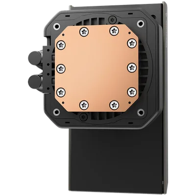 Охладител за процесор DeepCool LT360 VISION ARGB, 360mm, 3x120mm PWM ARGB вентилатори, 4.5" IPS LCD дисплей, черен