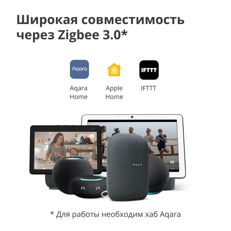Сензор за вибрации Aqara DJT11LM Бял Zigbee
