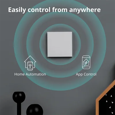 Смарт стенен ключ AQARA – WS-EUK01, ZigBee, 1 бутон, бял