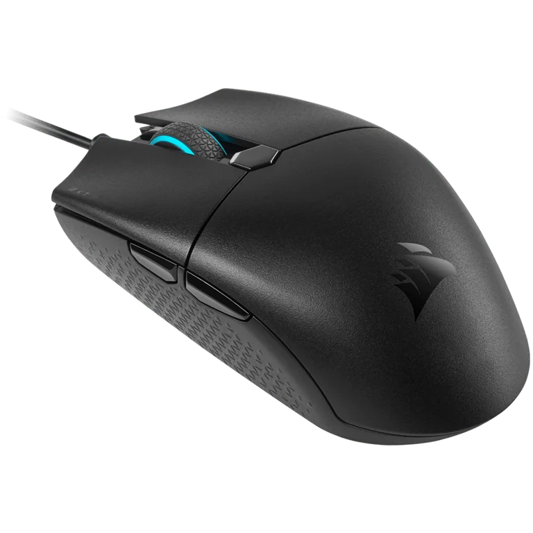 CORSAIR KATAR PRO, Wired, Black, Backlit RGB LED, 12400 DPI, Optical