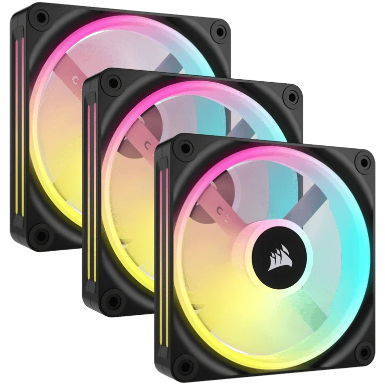 Охладителен вентилатор CORSAIR iCUE LINK QX120 RGB Triple Kit 120mm PWM RGB LED