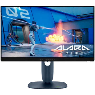 Monitor LED Alienware AW2525HM 24.5" 1920x1080, FHD, 320Hz, Fast IPS AG, 16:9, 1000:1, 400 cd/m2, 1ms/0.5ms, 178/178, 99% sRGB, DP 1.4, 2xHDMI 2.1, 1xUSB-B, 2xUSB-A, Flicker-free, Tilt, Swivel, Pivot, Height Adjust (11cm), G-SYNC, FS Pr. 3Y