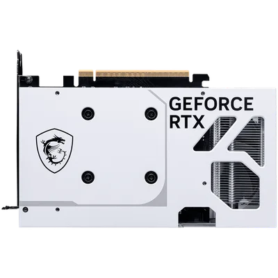MSI Video Card NVIDIA GeForce RTX 5060 8G VENTUS 2X OC WHITE, 8GB GDDR7, 128-bit, 2535 MHz Boost, 3840 CUDA Cores, PCIe 5.0 (x8), 3x DP 2.1b, HDMI 2.1b, RAY TRACING, Dual Fan, 145W TDP, 8-pin PCIe Power, G-SYNC, 2-Slot, 3Y