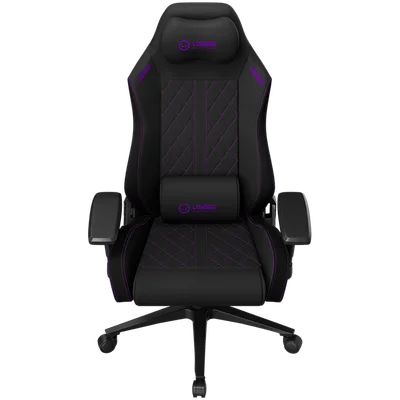 LORGAR CHA41, Ergonomic Gaming Chair Advanced, premium anti-stain fabric, Black/purple