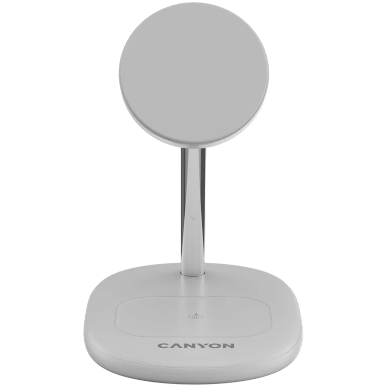 CANYON wireless charger WCS-205 15W Qi2 2in1 White