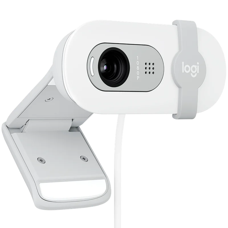 LOGITECH Brio 100 Full HD Webcam - OFF-WHITE - USB