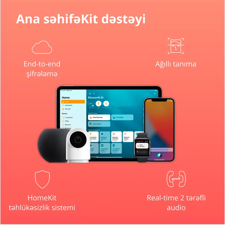 Камера за видеонаблюдение Aqara Camera Hub G2H Pro CH-C01