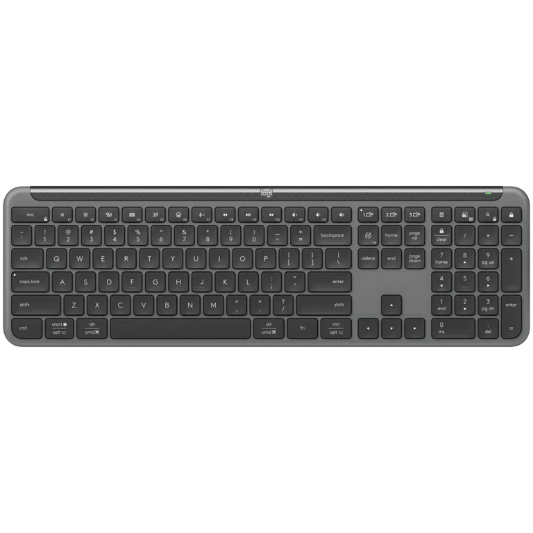Клавиатура Logitech Signature Slim K950 безжична, Graphite, US подредба
