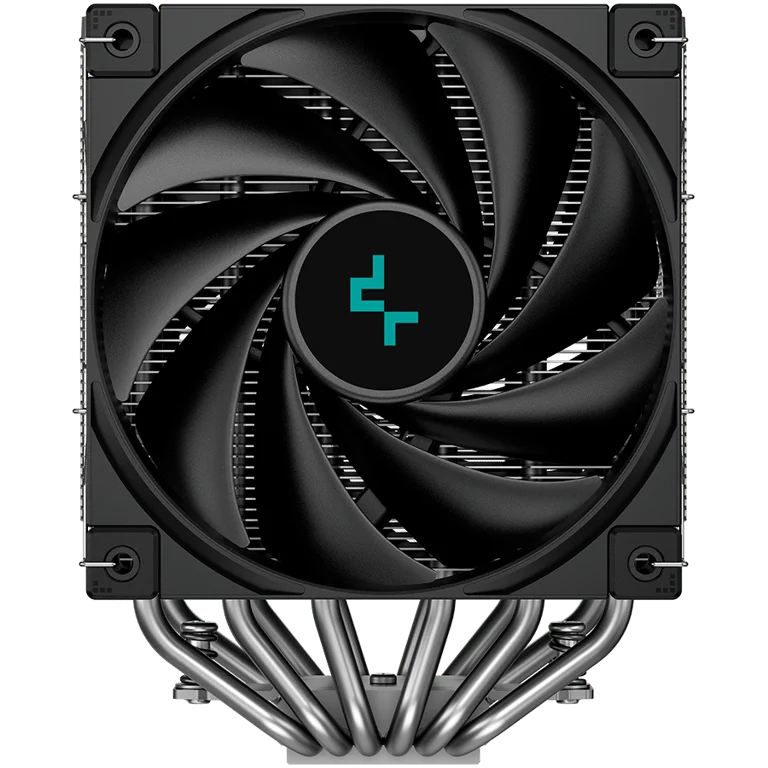 Охладител за процесор PROTECH DeepCool AK620 R-AK620-BKNNMT-G, 2x120mm PWM вентилатор, 6 heatpipes, TDP 260W, LGA2066/2011-v3/2011/1700/1200/115x, AMD AM5/AM4, 129x138x160mm, Черен