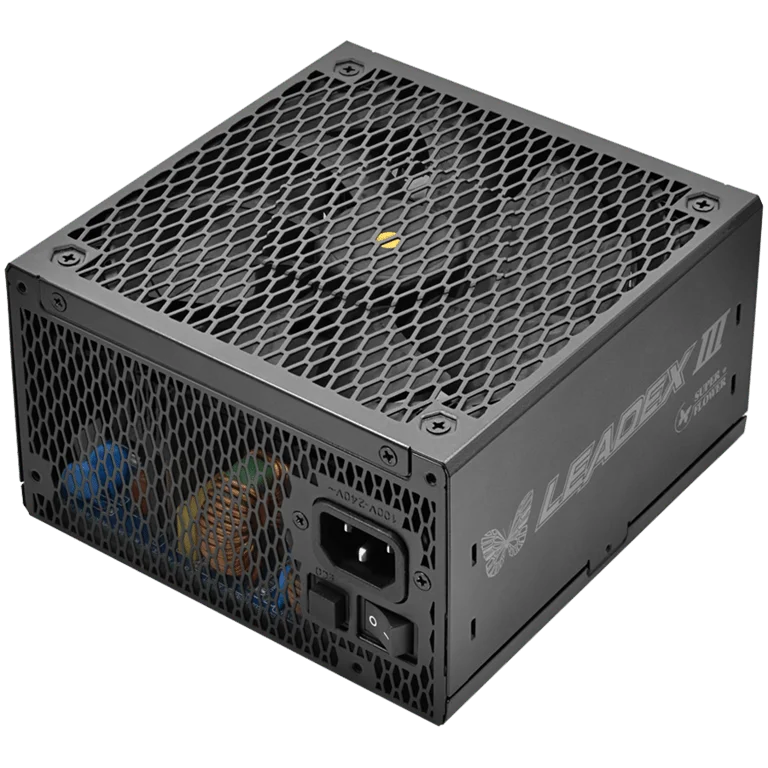 Захранване Super Flower Leadex III Gold 1300W ATX 3.1, 80 Plus Gold, напълно модулно, 140mm вентилатор, 7 години гаранция, черен