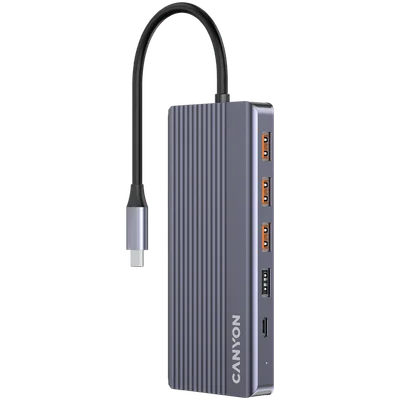 CANYON hub DS-16 13in1 4k USB-C Grey