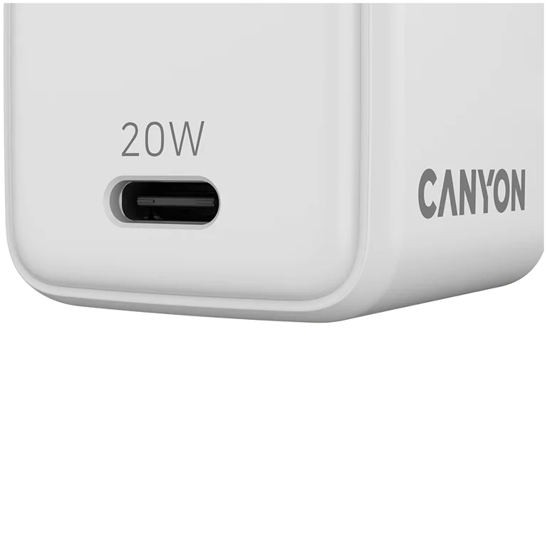 CANYON charger CU20C GaN 20W 1xPD EU White