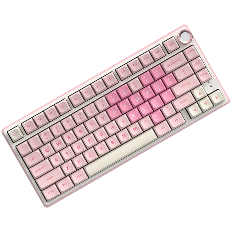 ROYAL KLUDGE R75 Pink Melody Gaming Keyboard Cream switch
