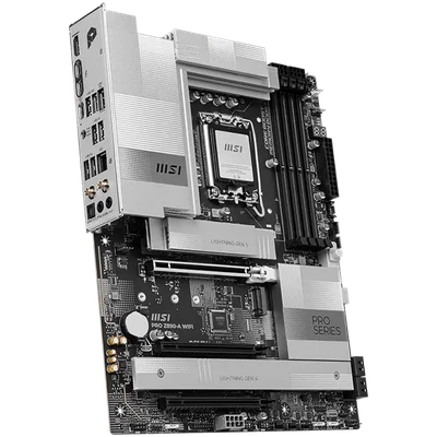 Дънна платка MSI PRO Z890-A WIFI LGA 1851 DDR5 до 9200MHz 3x PCIe x16 4x M.2 5G LAN WIFI