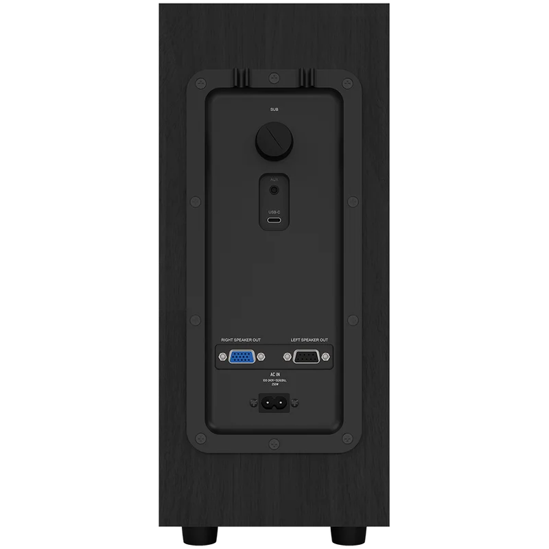 Klipsch ProMedia Lumina 2.1 Gaming Audio System with Subwoofer and LED Lighting Effects Built-in, Black