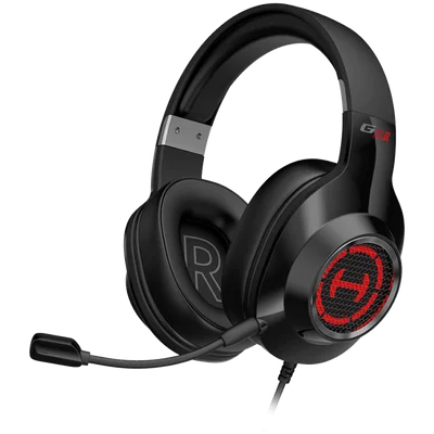 Слушалки Edifier – G2 II, USB, 50mm говорители, Virtual 7.1 Surround, RGB осветление, микрофон с шумопотискане, черни