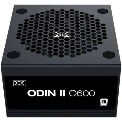 Xigmatek Odin II 600W (Black, AC 230V, DF APFC, Black Cable, 80PLUS, 120mm Fan, EU Power Cord, Color Box)